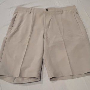 Adidas Golf Shorts - Mens 38" - Silver/Gray